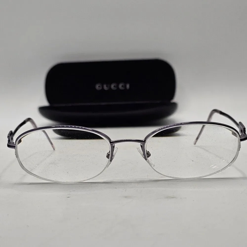 GUCCI GG 2709/STRASS Eyeglasses Frame K76 WOMEN Half Rimless Frame Only No Lens